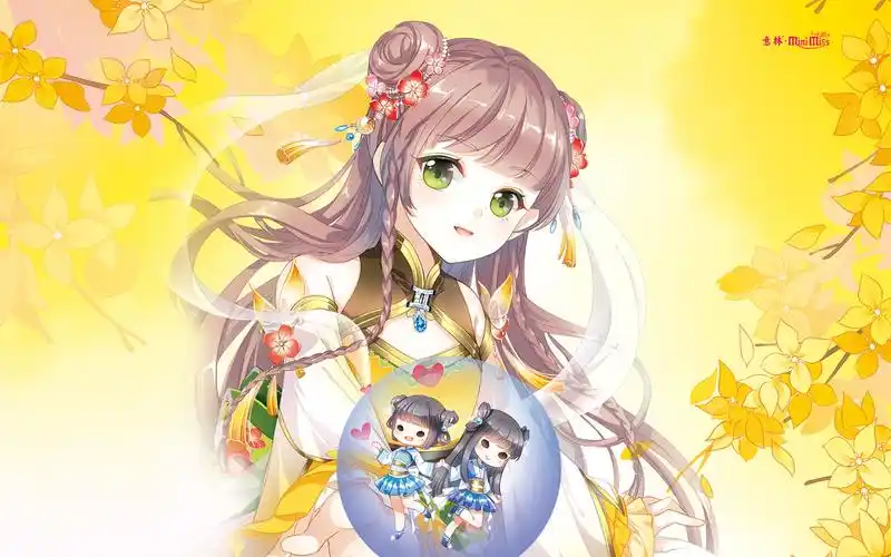 意林小小姐少女插画,高清壁纸图片,卡通明星-回车桌面