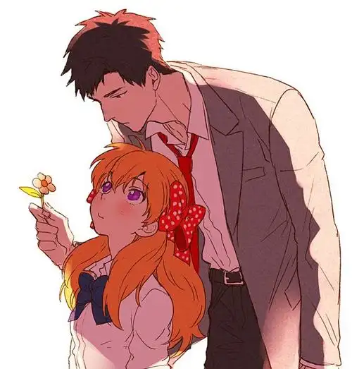 情侣头像身高萌差情侣卡通头像