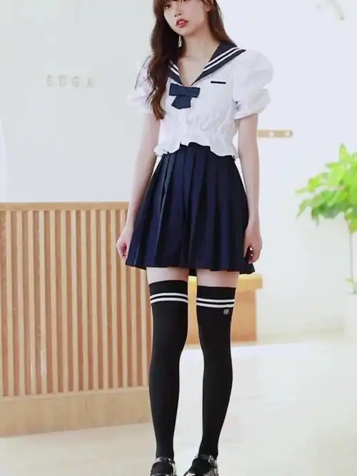 过膝袜jk过膝盖长筒袜子女日系学生学院风大腿袜春秋款高筒ins潮