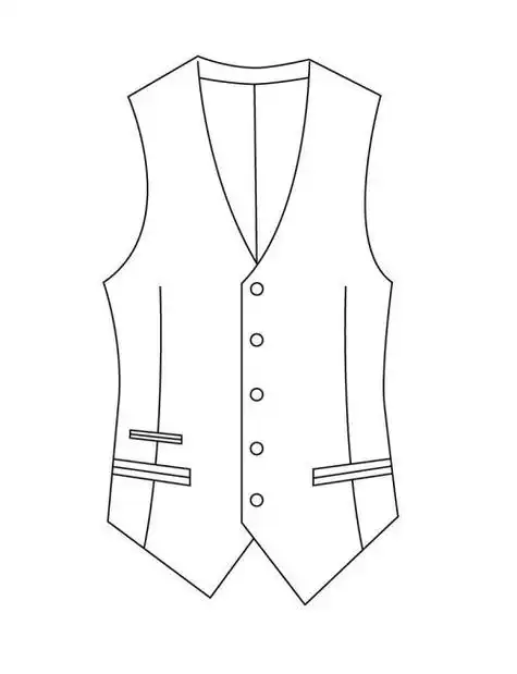 男士西装设计稿简笔画 简笔画图片大全-蒲城教育文学网