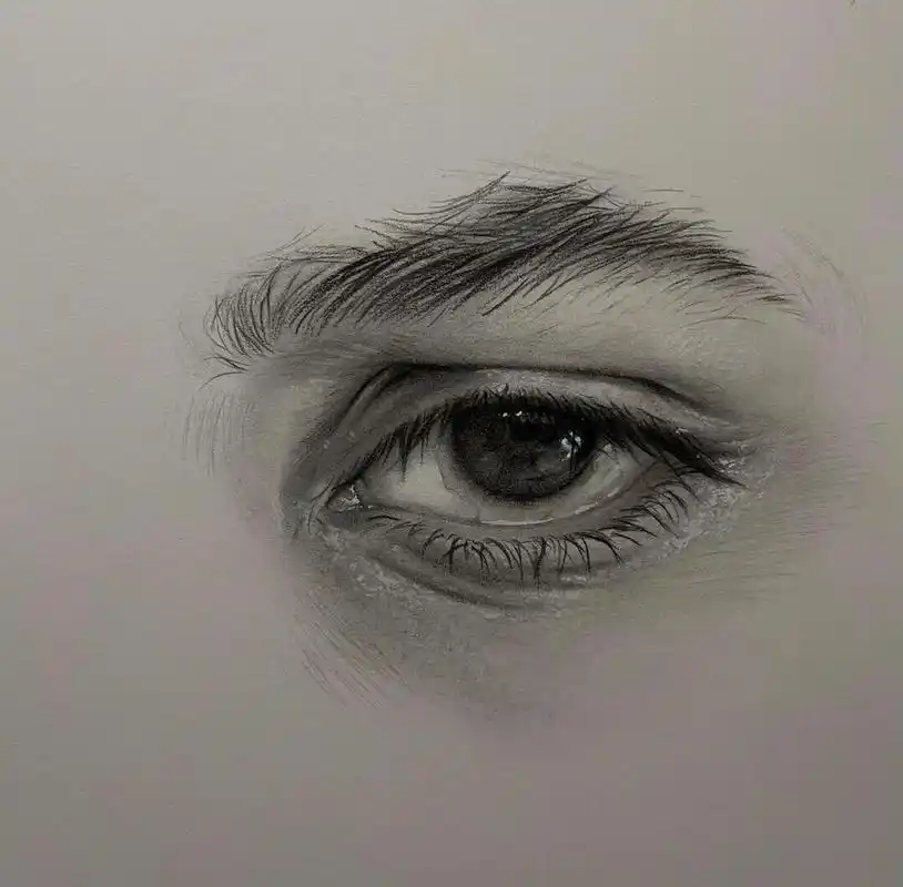 素描眼睛步骤图 | 教你如何画出逼真的眼睛 不收藏会后悔系列.