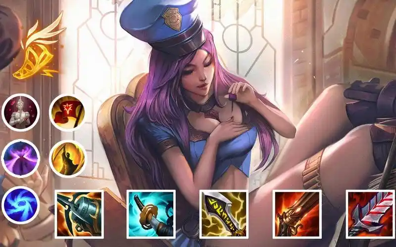 我们一起去办案吧~ 2022 s12赛季 皮城女警 凯特琳 北美服精彩击杀