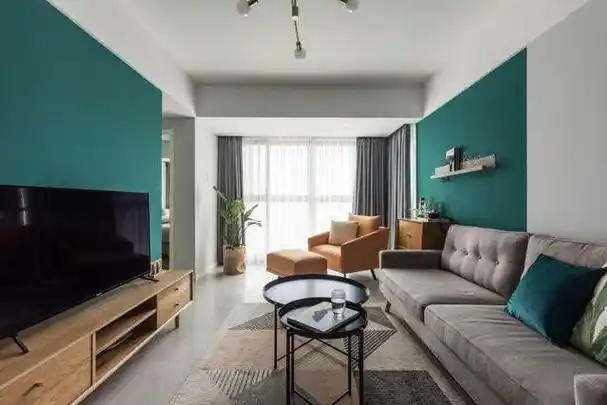 客厅刷什么颜色的漆好看?看看这几种流行风格,秒杀大白墙!