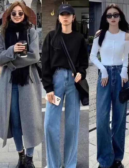 学会了牛仔裤的显瘦搭配,简单百穿