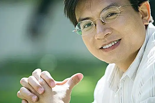 中年,男人,戴着,眼镜,头像