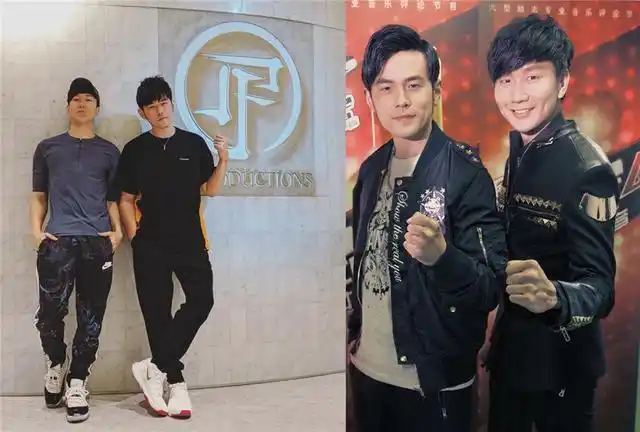 双j合体了?当酷帅大叔周杰伦遇上暖萌可爱林俊杰,你pink谁