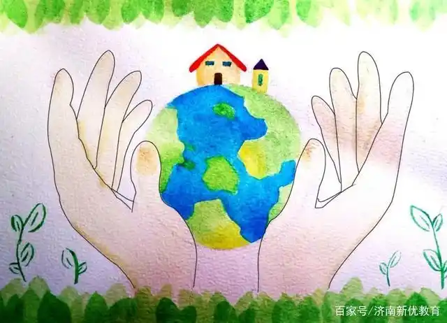 世界地球日|地球妈妈我守护——世纪英华小画家童心唤环保