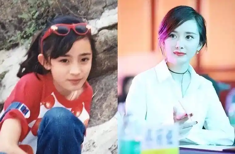 原创杨幂和成龙的一张照片原来他们在19年前就认识