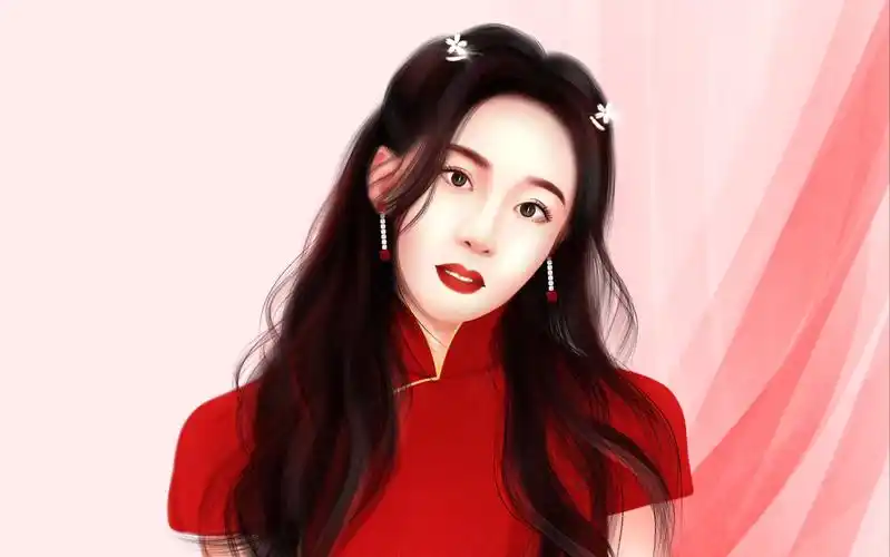 杨幂～procreate绘画～ipad画画～手绘插画～手绘壁纸分享