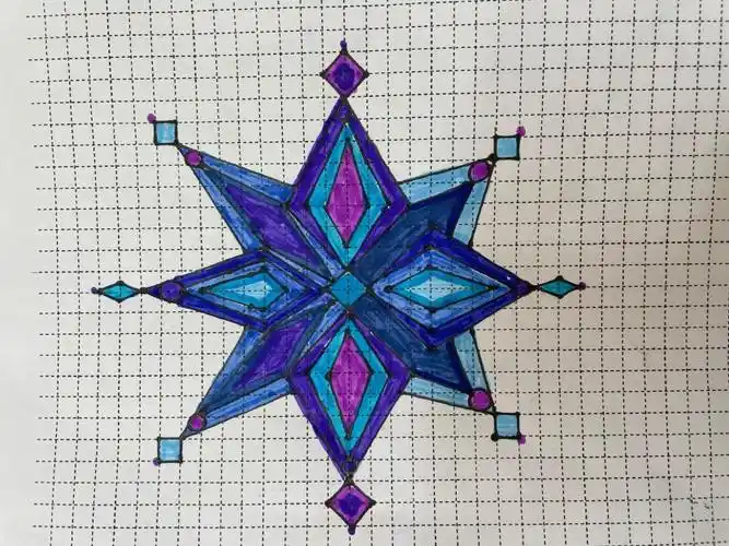 创意轴对称图形感知数学美