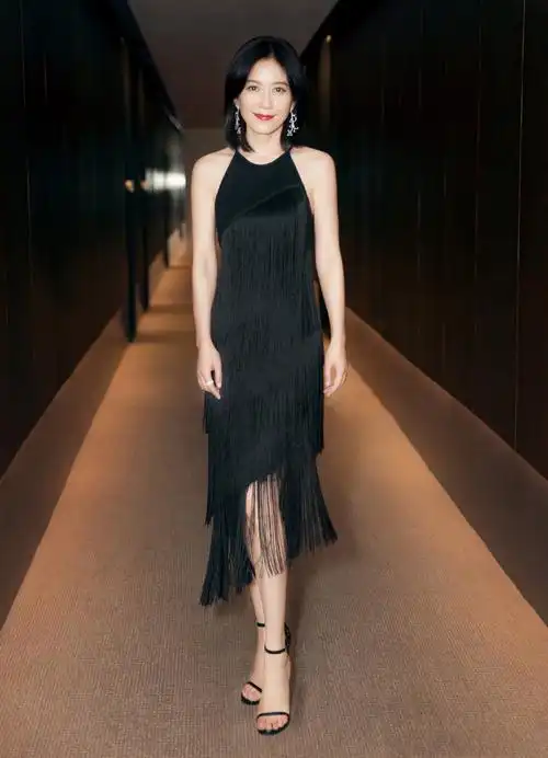 俞飞鸿流苏裙光彩照人写真图片78