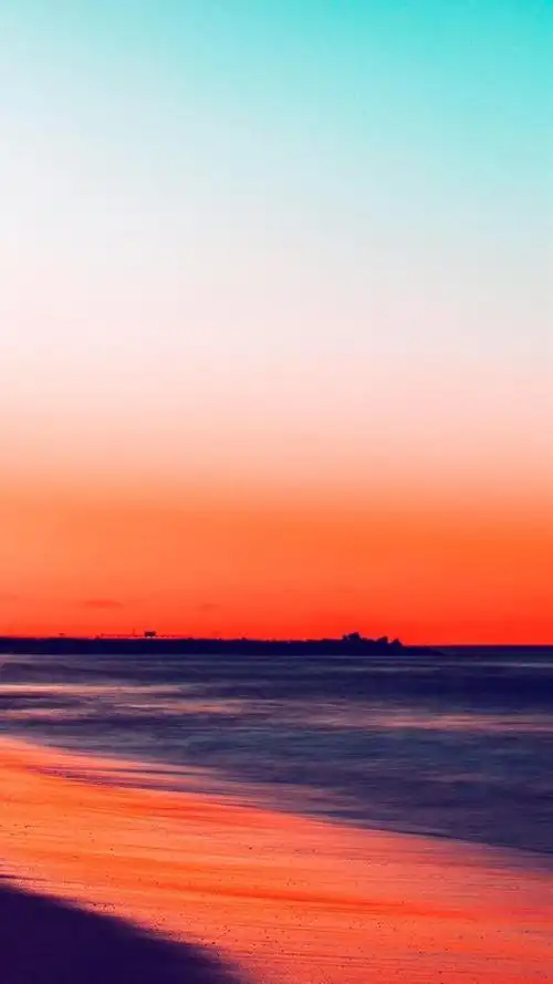 一望无际的唯美大海风景,高清图片,手机壁纸