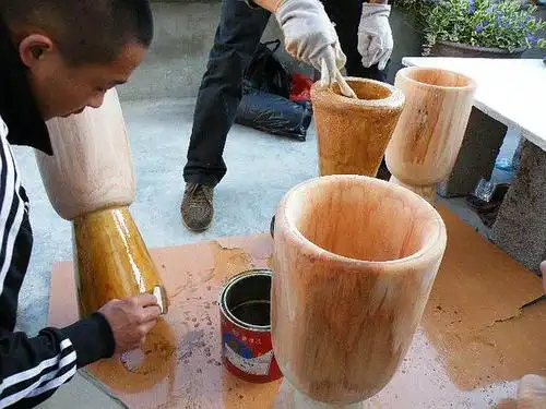 倮倮在大理的相册-我的第一批手鼓制作