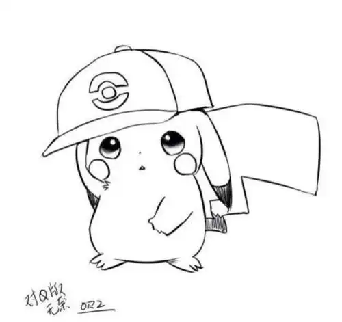 二次元萌宠q版简笔画