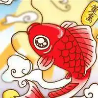 红色锦鲤头像高清红色好运气锦鲤头像图片点击鼠标右键下载