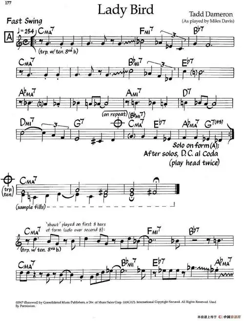 爵士进阶练习在即兴中运用同主音小调