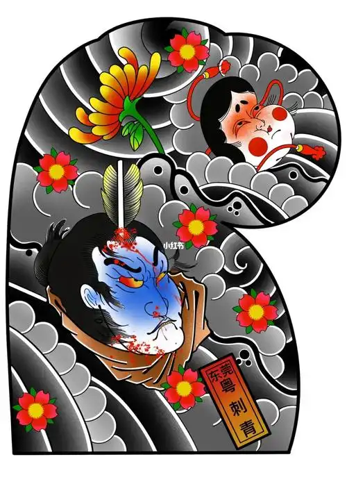 老传统花臂  #老传统半甲  #生首  #阿多福