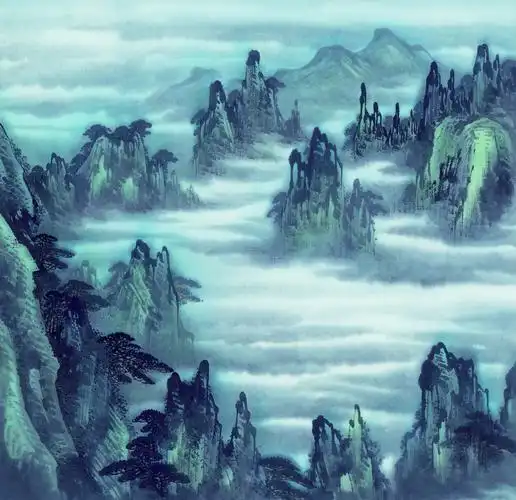 国画山水图片风景绘画山水国画水墨画水墨