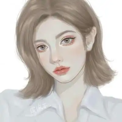 手绘动漫头像高冷女生