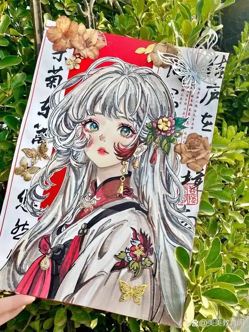 国风手绘女漫～(内附步骤图)