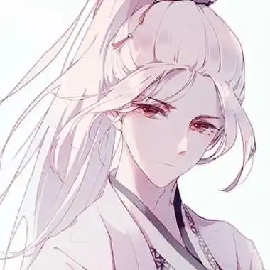 白发男动漫头像古风