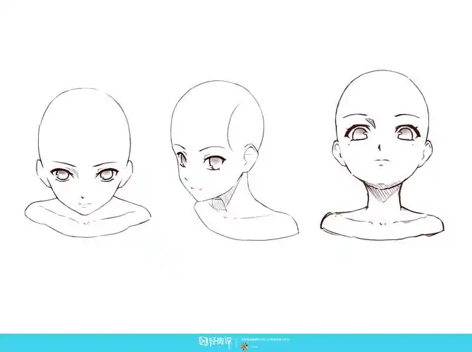 作业:动漫人物头部仰视,俯视的画法训练 - ctrler - 轻微课