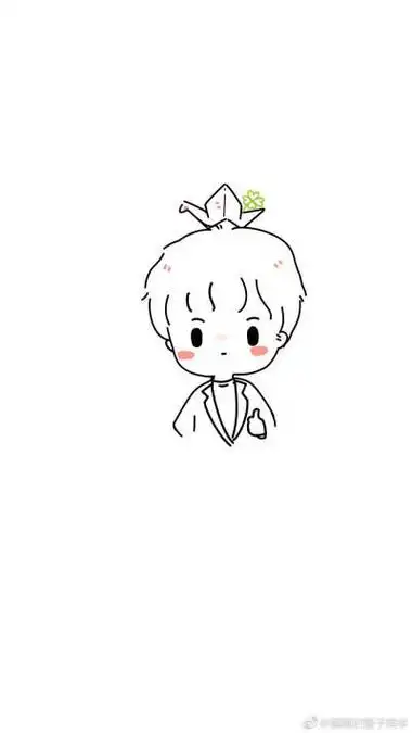 tfboys动漫简笔画q版