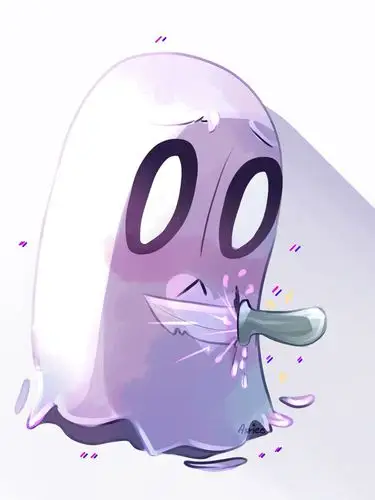 undertale传说之下精美人物图包napstablook篇