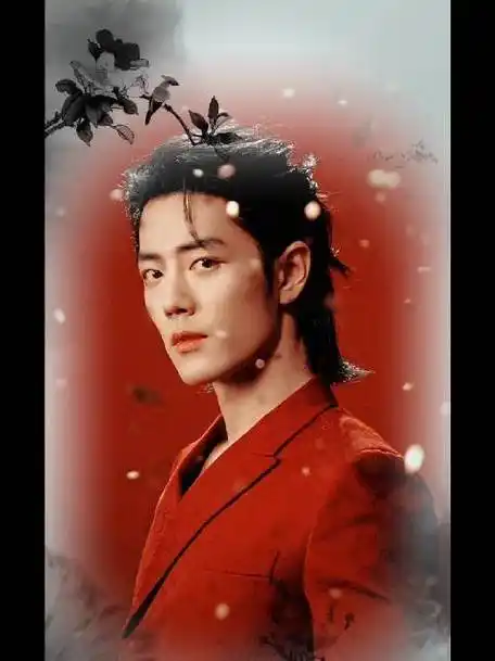 置顶太绝了太绝了,肖战是把应援色穿的最好看的明星了,红色也是肖战最