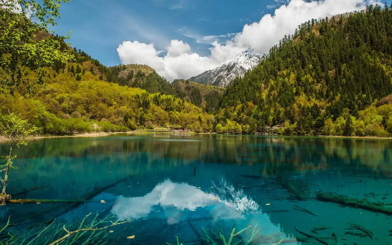 九寨沟优美自然风景高清图片桌面壁纸
