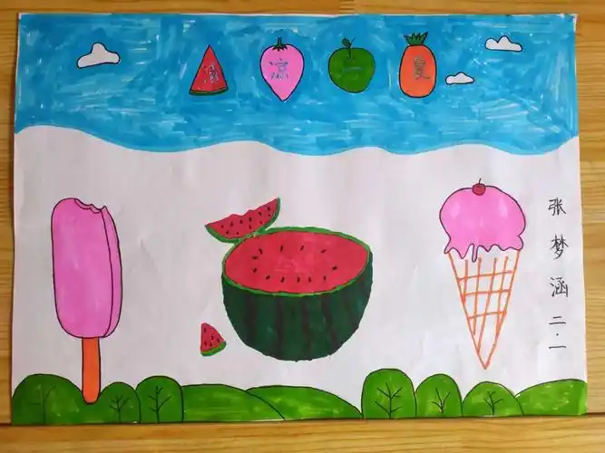 曹村小学二年级美术作品展