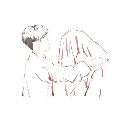 线稿74孟鹤堂周九良图一可自取