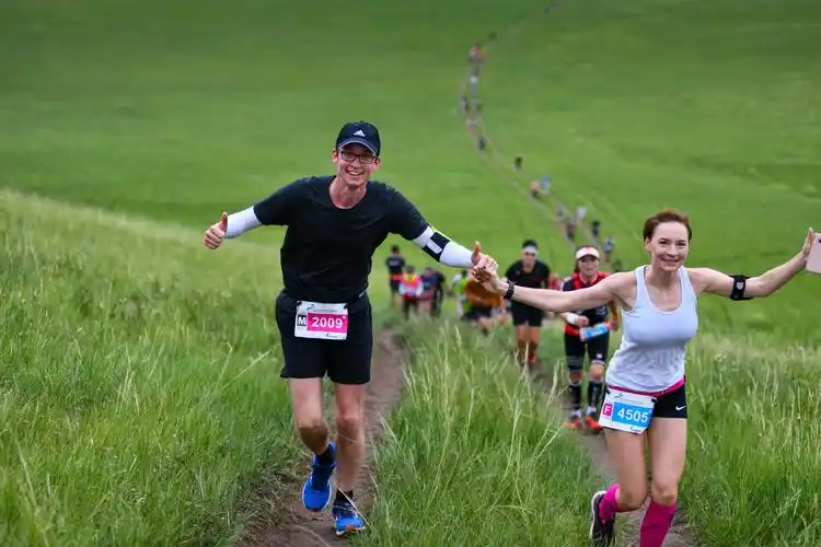 铁木真草原自行车越野和马拉松