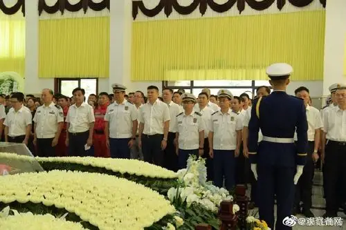 消防员吕挺遗体告别仪式