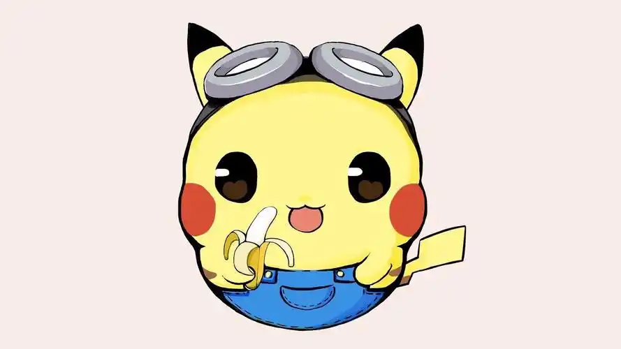 电脑壁纸可爱到犯规的皮卡丘