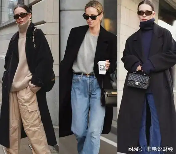 大爱秋冬欧美街拍穿搭, 简单舒服慵懒, 够飒够美|大衣|毛衣|街头风