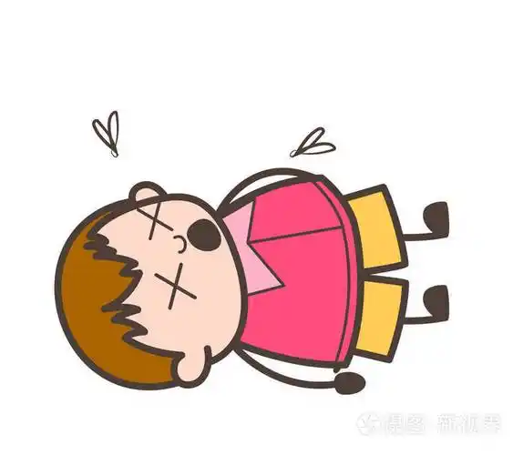 死亡与尖叫的脸可爱的卡通小胖子图