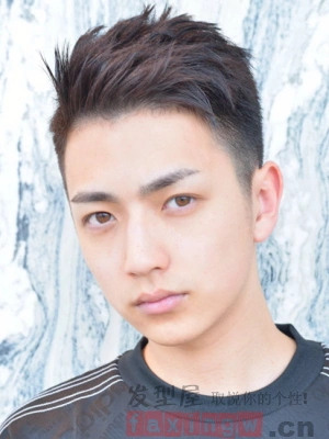 男士无刘海短发发型清爽时尚又帅气