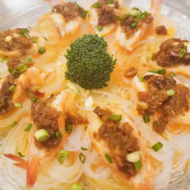 蒜蓉粉丝开背虾,鲜美好吃,做法简单