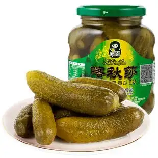 喀秋莎俄式酸黄瓜330gx4东北特产乳黄瓜腌制泡菜罐头酸青瓜下饭菜 券