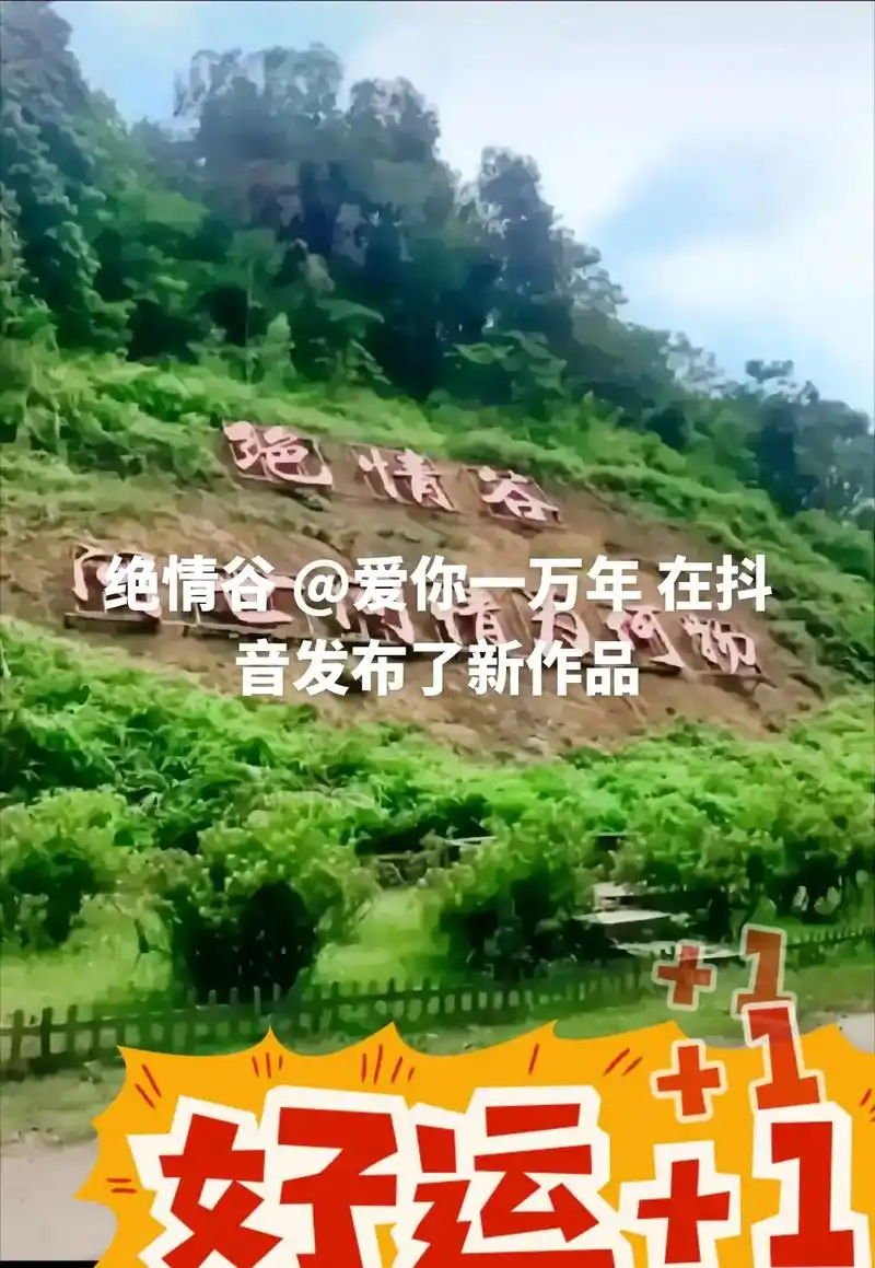 绝情青绝情谷@爱你一万年在抖音发布了新作品好运好抖音号:lx - 抖音