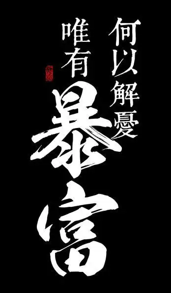 何以解忧唯有暴富