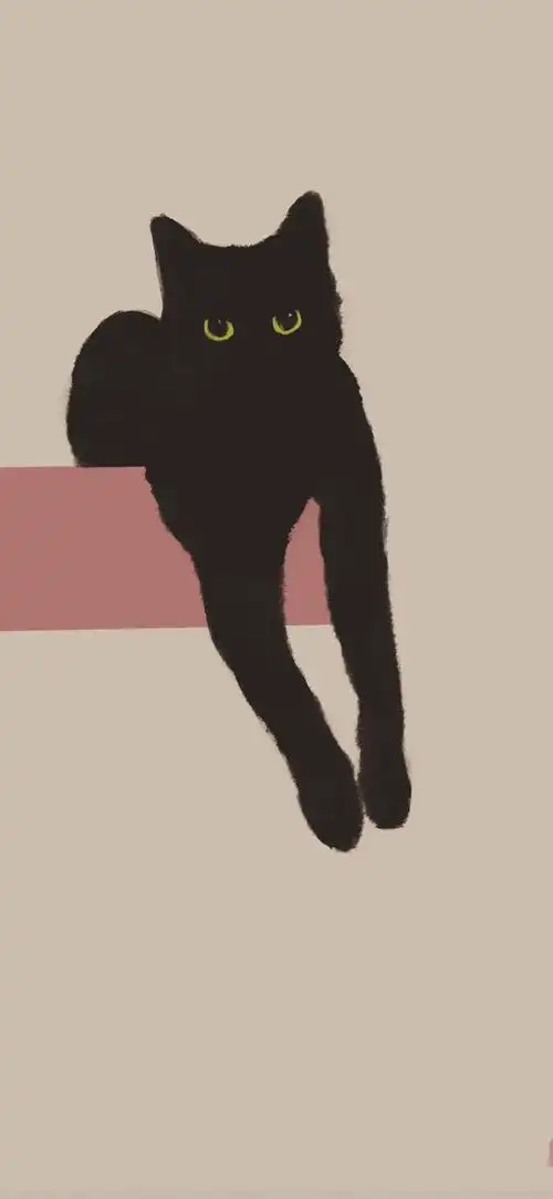 『手机壁纸』高冷的喵星人