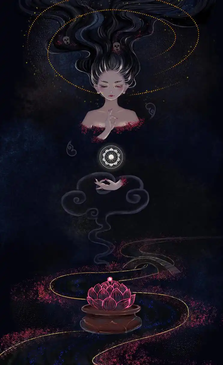 在《山海经》中,孟婆是尧帝的女儿,与姐姐都嫁给舜帝,因丈夫去世而