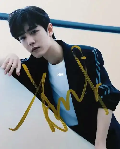 求各位小红薯们温泉,这张照片上肖战的签名是亲签吗?