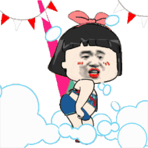 蘑菇头gif动图小白兔遇上卡布奇诺表情包 - 蘑菇头gif动图小白兔遇上