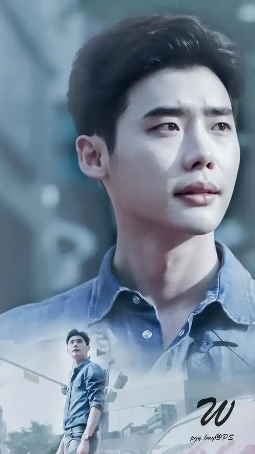 w两个世界##李钟硕#壁纸(cr:蓝色蒲公英lmy)