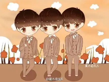 tfboys动漫版 - 堆糖,美图壁纸兴趣社区