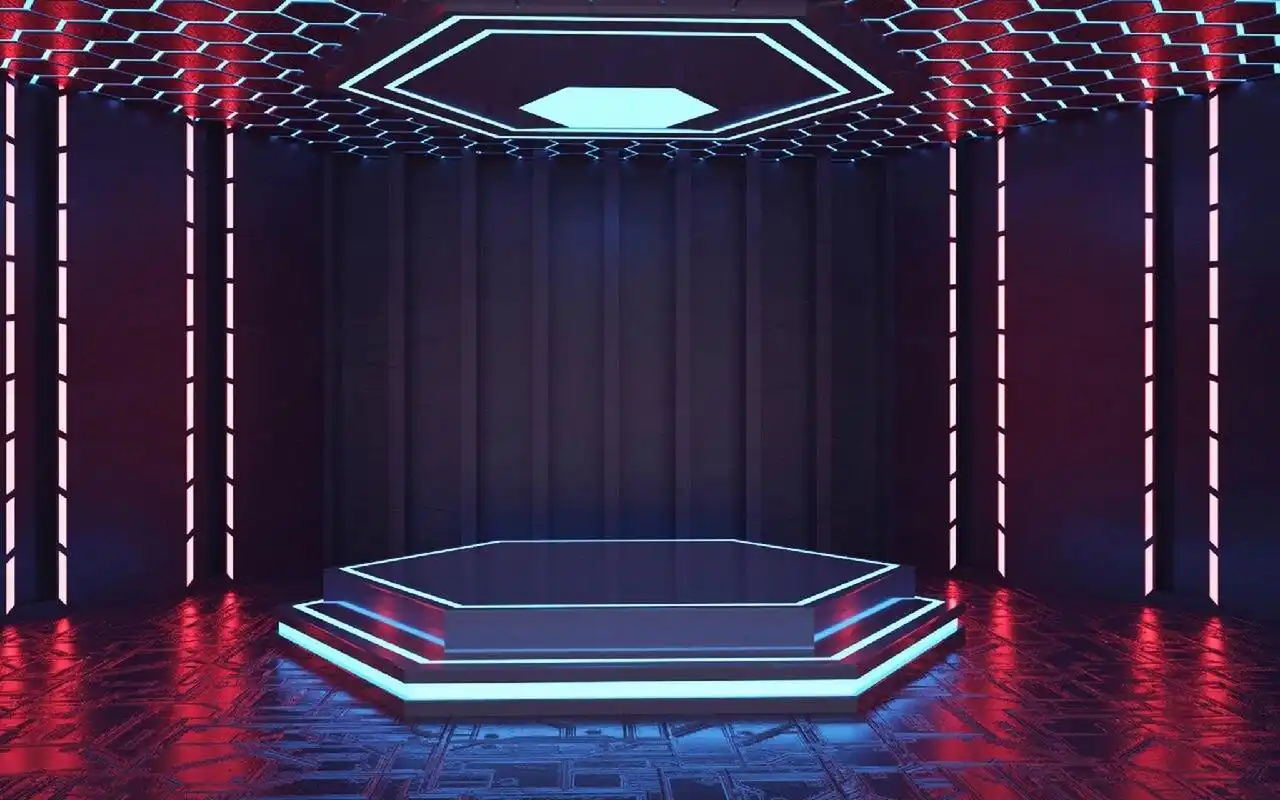 炫酷科技展台背景素材78 这组带着炫酷的科技感背景素材来咯 	 在你