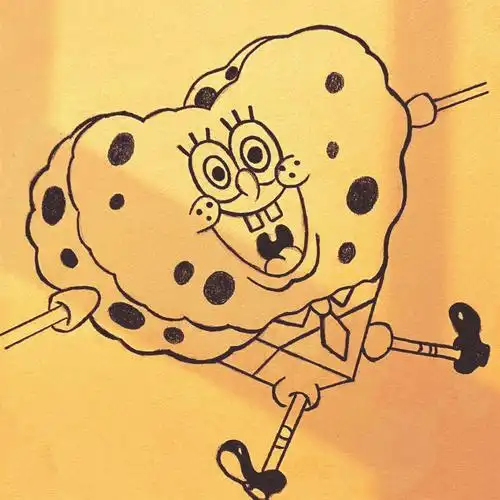 88一看就会的海绵宝宝铅笔画